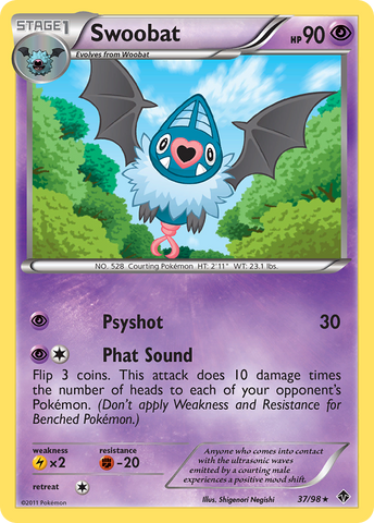 Swoobat (37/98) [Blanco y negro: poderes emergentes] 