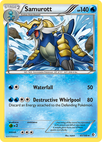 Samurott (41/149) [Blanco y negro: Límites cruzados] 