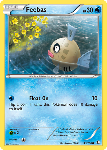 Feebas (43/160) [XY: Choque primigenio] 