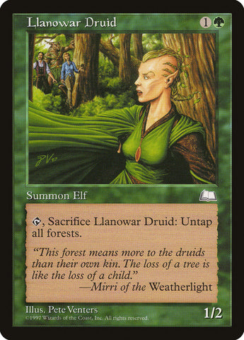 Llanowar Druida [Luz del tiempo] 