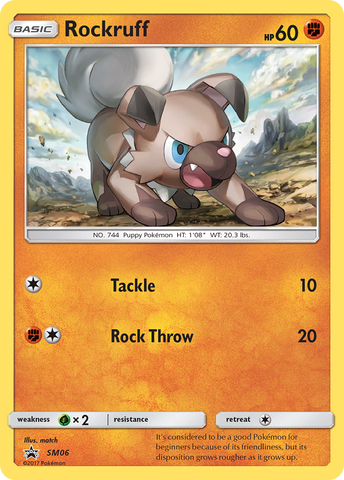 Rockruff (SM06) [Sol y Luna: Promociones de Black Star] 