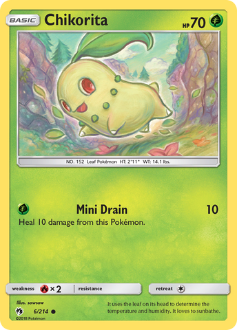 Chikorita (6/214) [Sol y Luna: Trueno perdido] 