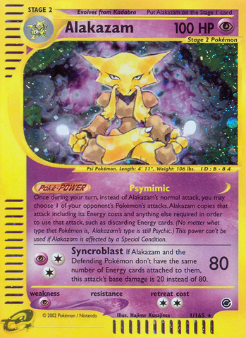 Alakazam (1/165) [Expedición: Conjunto básico] 