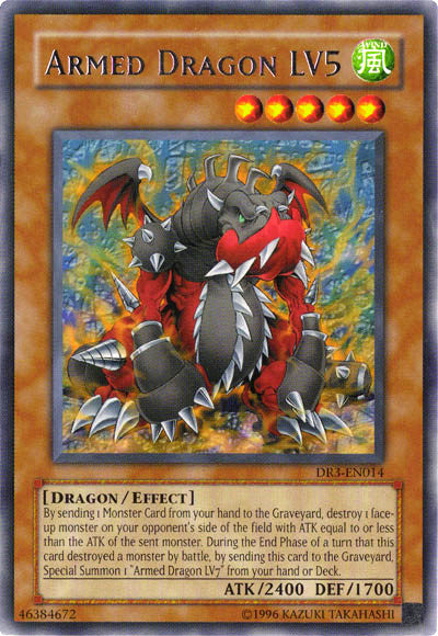 Dragón Armado LV5 [DR3-EN014] Raro 