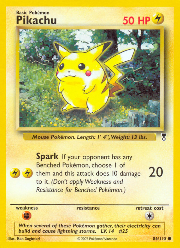 Pikachu (86/110) [Colección legendaria] 