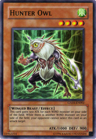 Búho cazador [GX03-EN002] Súper raro 