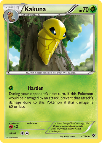 Kakuna (4/146) [XY: Conjunto básico] 