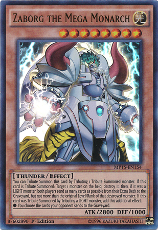 Zaborg el Mega Monarca [MP15-EN154] Ultra Raro 