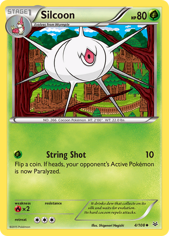 Silcoon (4/108) [XY: Cielos rugientes] 