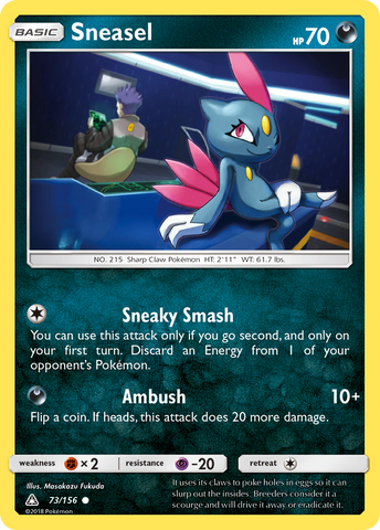 Sneasel (73/156) [Sol y Luna: Ultra Prisma] 