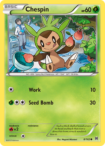 Chespin (8/162) [XY: AVANCE] 