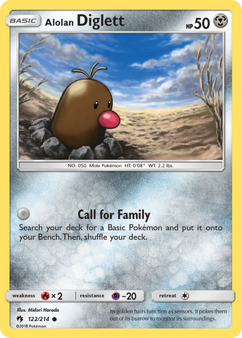 Alolan Diglett (122/214) [Sol y Luna: Trueno perdido] 