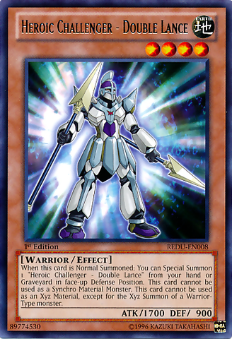 Retador heroico - Lanza doble [REDU-EN008] Raro 