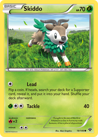Skiddo (18/146) [XY: Conjunto básico] 