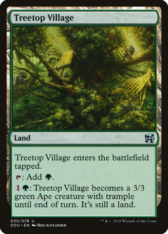 Treetop Village [Mazos de duelo: Elfos contra inventores] 