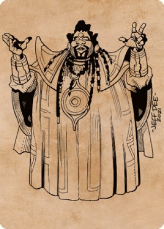 Tarjeta artística de Alaundo el Vidente [Commander Legends: Battle for Baldur's Gate Art Series] 