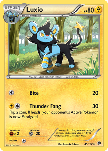 Luxio (45/122) [XY: Punto de Ruptura] 