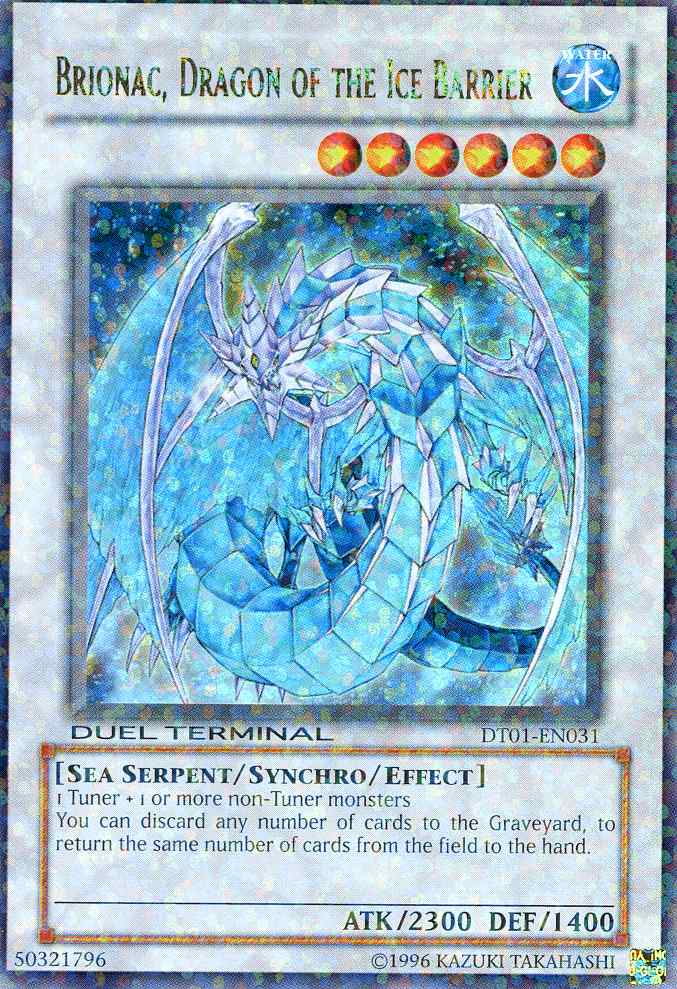 Brionac, Dragón de la Barrera de Hielo [DT01-EN031] Ultra Raro 