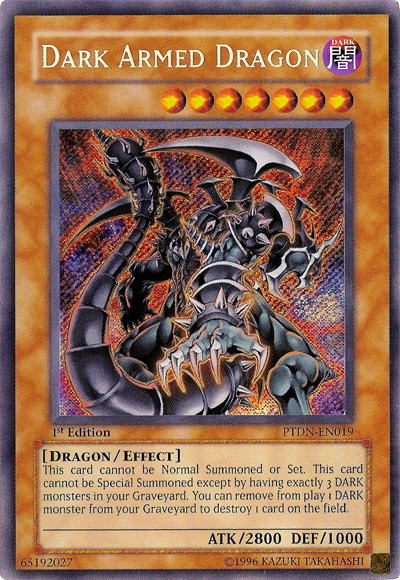 Dragón Armado Oscuro [PTDN-EN019] Secreto Raro 