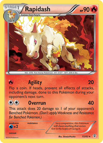 Rapidash (15/83) [XY: Generaciones] 