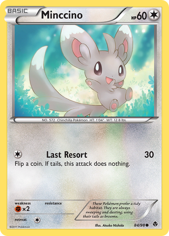 Minccino (84/98) [Blanco y negro: poderes emergentes] 