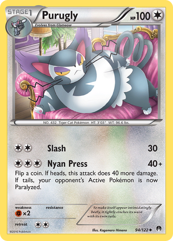 Purugly (94/122) [XY: Punto de ruptura] 
