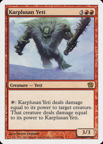 Karplusan Yeti [Novena edición] 