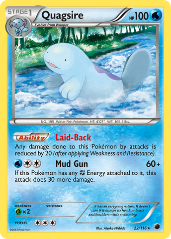 Quagsire (22/116) [Blanco y negro: Congelación de plasma] 