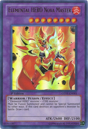 Héroe elemental Nova Master [GENF-EN093] Ultra raro 