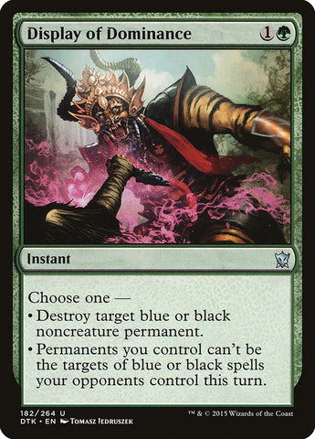 Exhibición de Dominio [Dragones de Tarkir] 