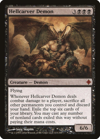 Demonio Tallador del Infierno [El ascenso de los Eldrazi] 