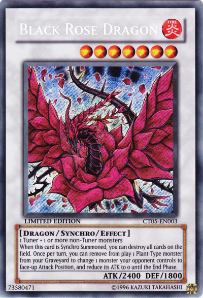 Dragón Rosa Negra [CT05-EN003] Secreto Raro 