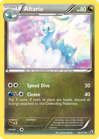 Altaria (92/113) [Blanco y negro: Tesoros legendarios] 