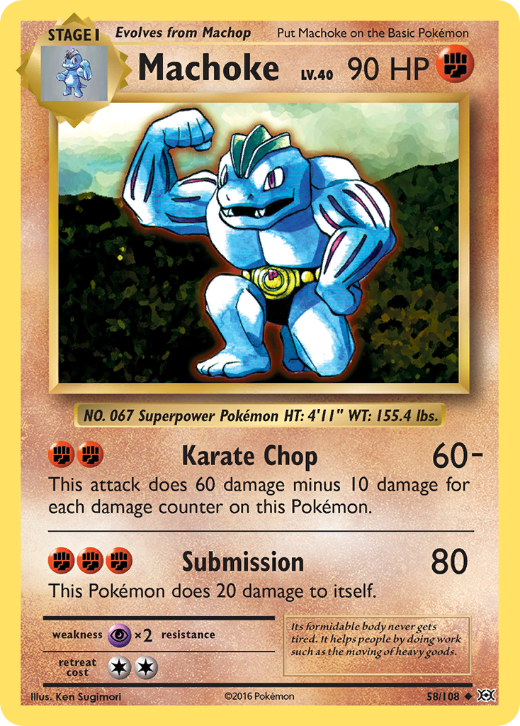 Machoke (58/108) [XY: Evoluciones] 