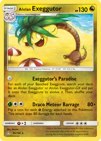 Exeggutor de Alola (95/156) [Sol y Luna: Ultra Prisma] 