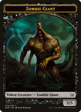 Ficha gigante zombi [Mazos de duelo: Nissa contra Ob Nixilis] 