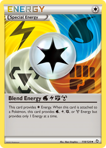 Blend Energy WaterLightningFightingMetal (118/124) [Blanco y negro: Dragones exaltados] 