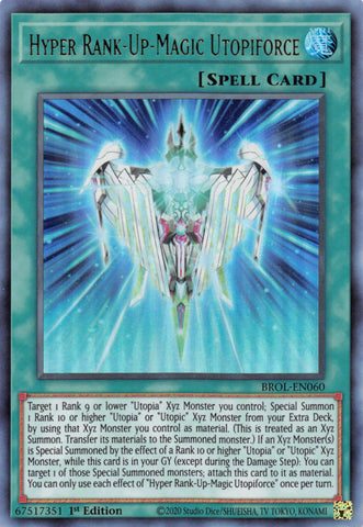 Utopiforce hipermágico para subir de rango [BROL-EN060] Ultra raro 