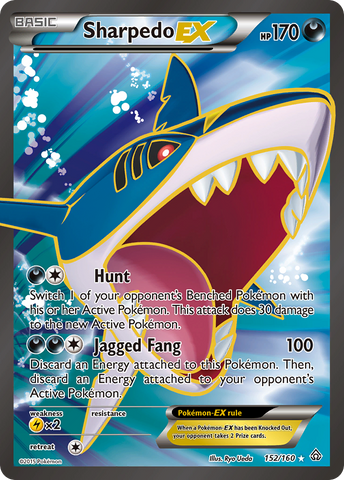 Sharpedo EX (152/160) [XY: Choque primigenio] 