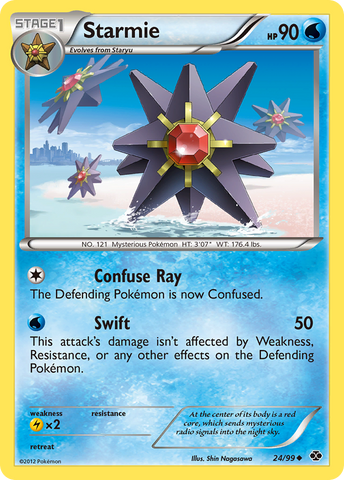 Starmie (24/99) [Blanco y negro: Próximos destinos] 