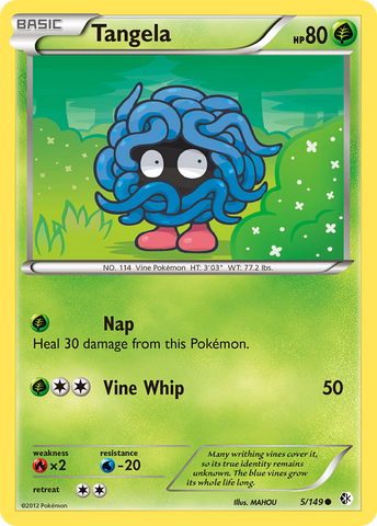 Tangela (5/149) [Blanco y negro: Límites cruzados] 