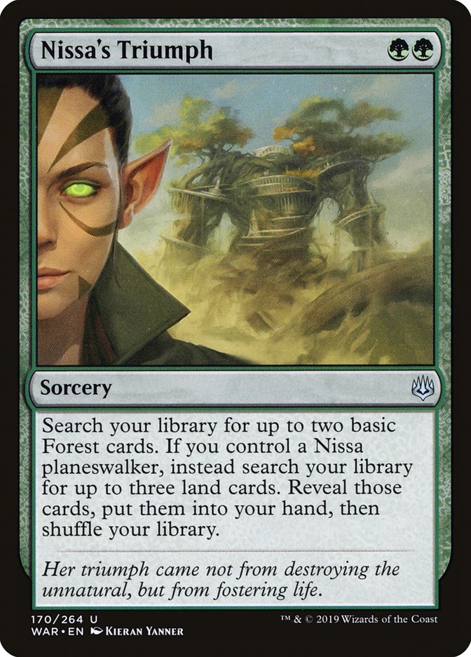 El triunfo de Nissa [La guerra de la chispa] 