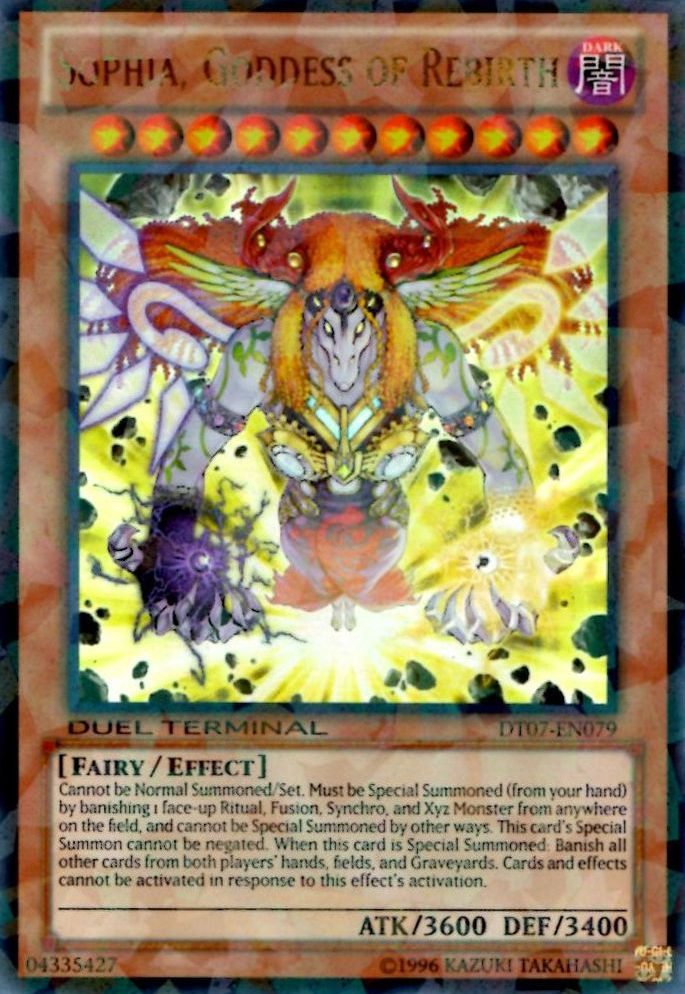 Sofía, diosa del renacimiento [DT07-EN079] Ultra rara 