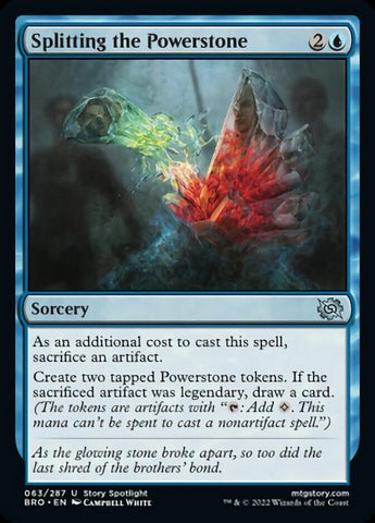 Dividiendo la piedra de poder [La guerra de los hermanos] 