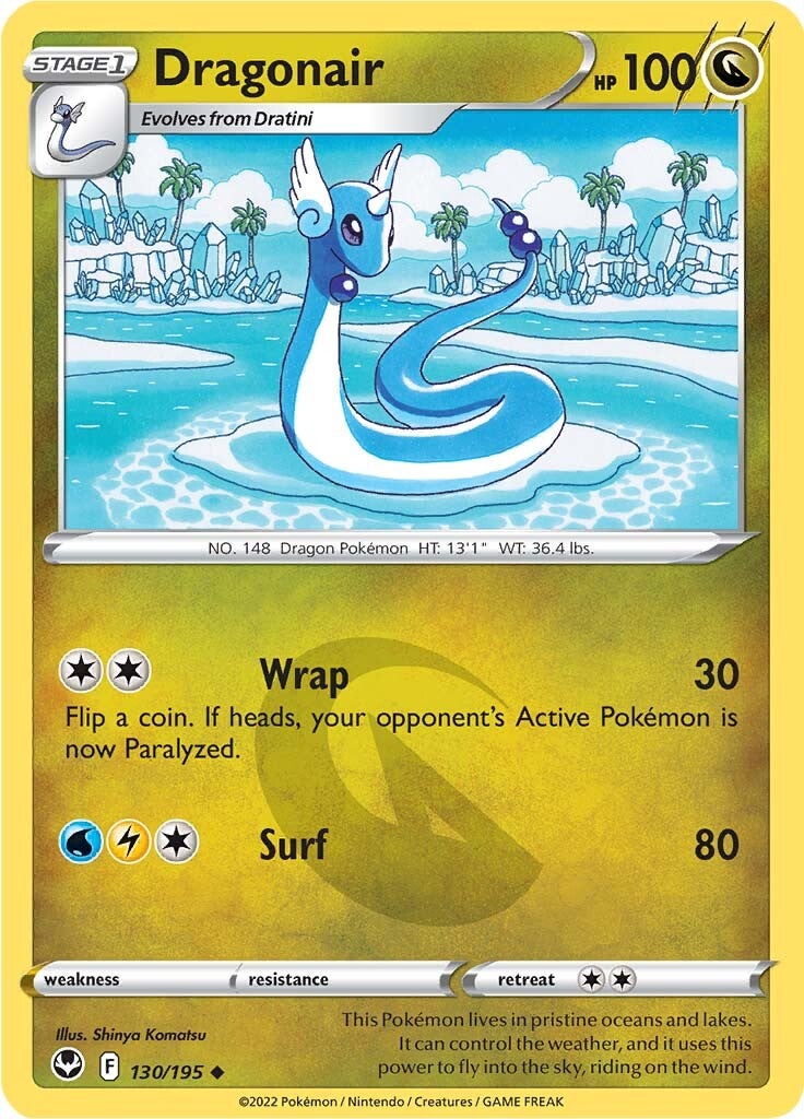 Dragonair (130/195) [Espada y escudo: Tempestad de plata] 