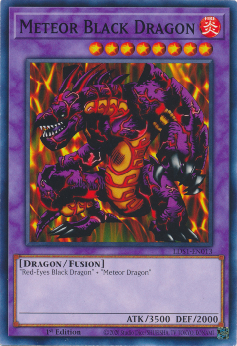 Dragón Negro Meteoro [LDS1-EN013] Común 
