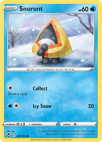 Snorunt (041/195) [Espada y escudo: Tempestad de plata] 