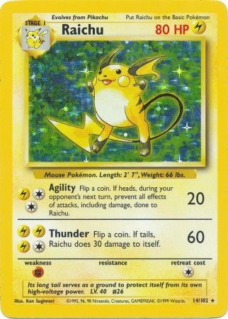 Raichu (14/102) [Conjunto básico ilimitado] 