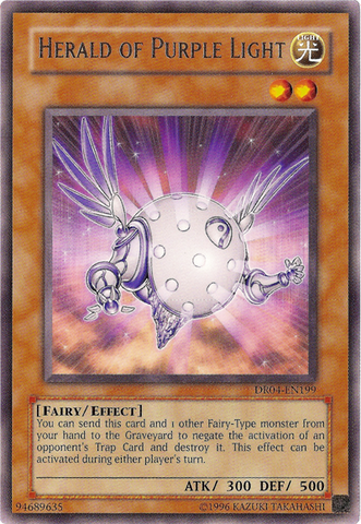 Heraldo de la Luz Púrpura [DR04-EN199] Raro 