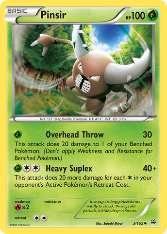 Pinsir (3/162) [XY: AVANCE] 